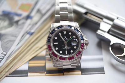 ROLEX GMT-Master II Series 40MM Stainless Steel Bracelet Watch